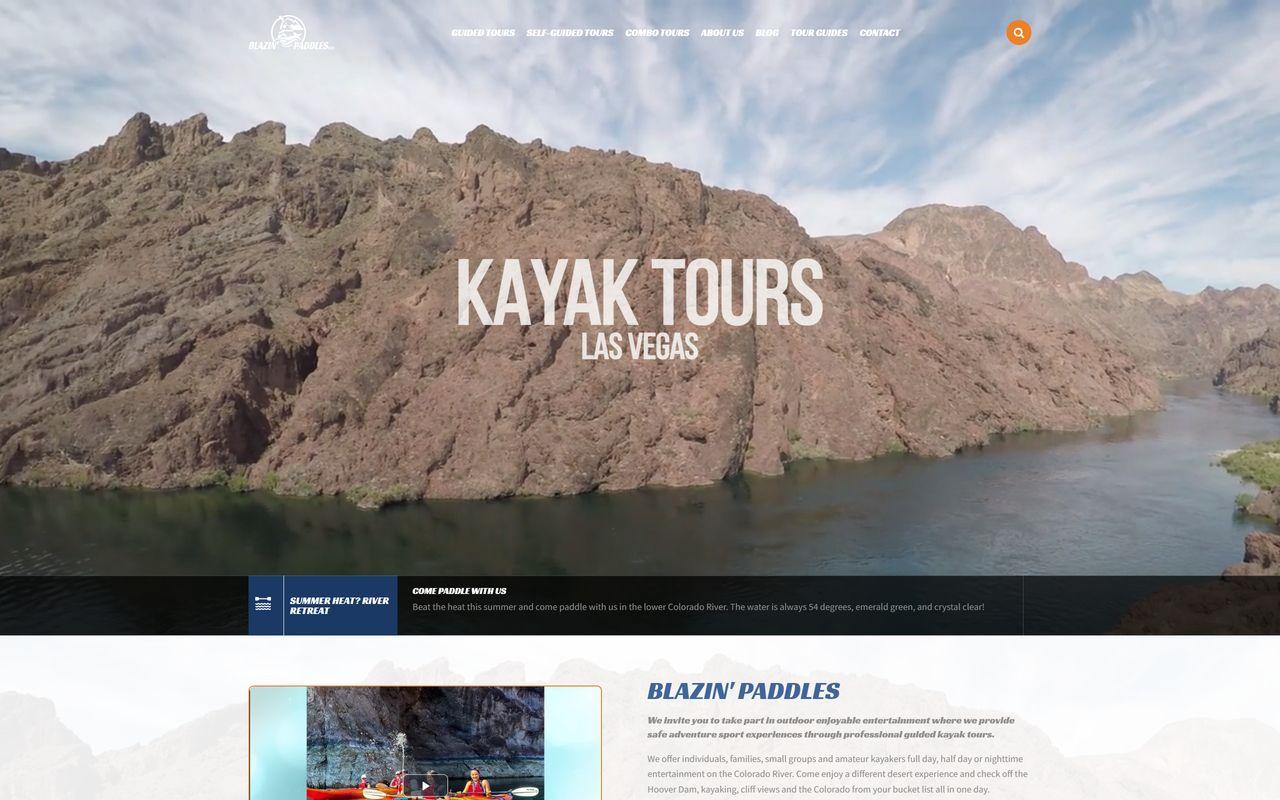 Blazin' Paddles website