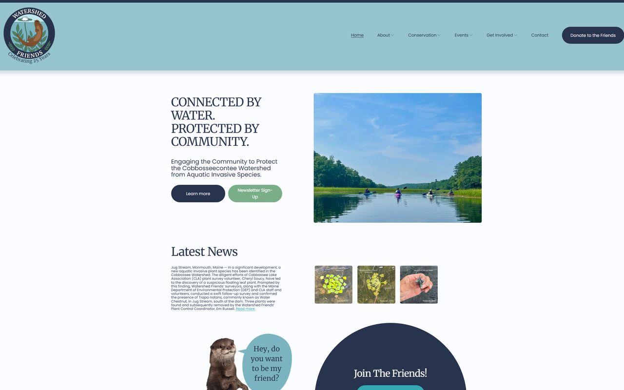 Watershed Friends website